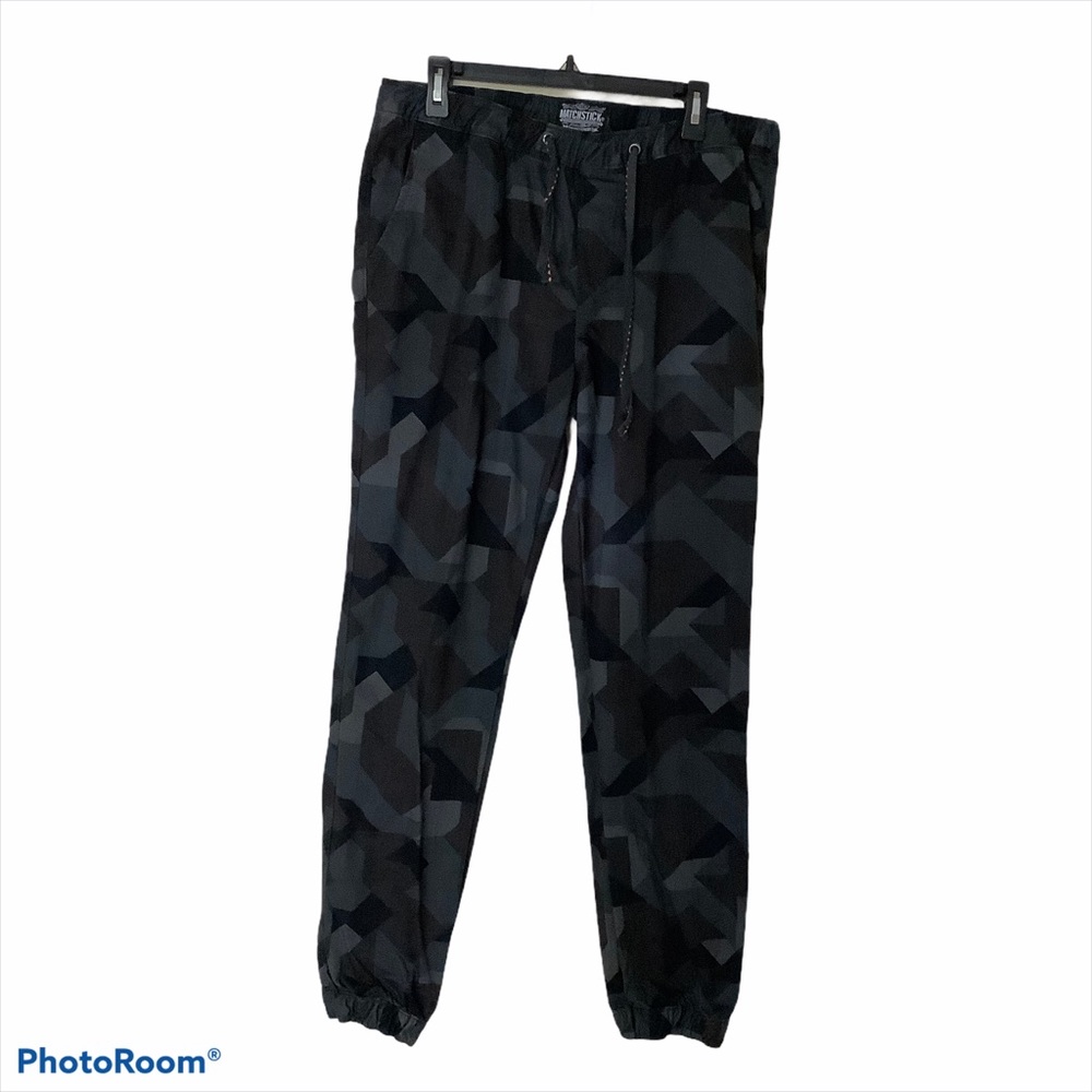 MATCHSTICK Men’s Camouflage Navy Pants